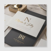 Boho Glam Faire-part de mariage (Devant)