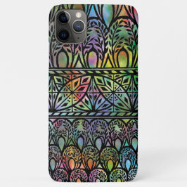  Boho Glas in lood Pattern-draagtas iPhone 11 Pro Max Hoesje