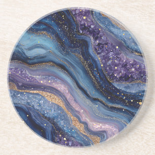 Boho Glitter Agate Onderzetter
