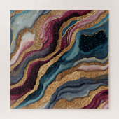Boho Glitter Agate Puzzel (Horizontaal)