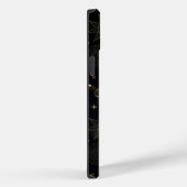 Boho Gold Space doodles Black Design Case-Mate iPhone Case (Achterkant / Rechts)