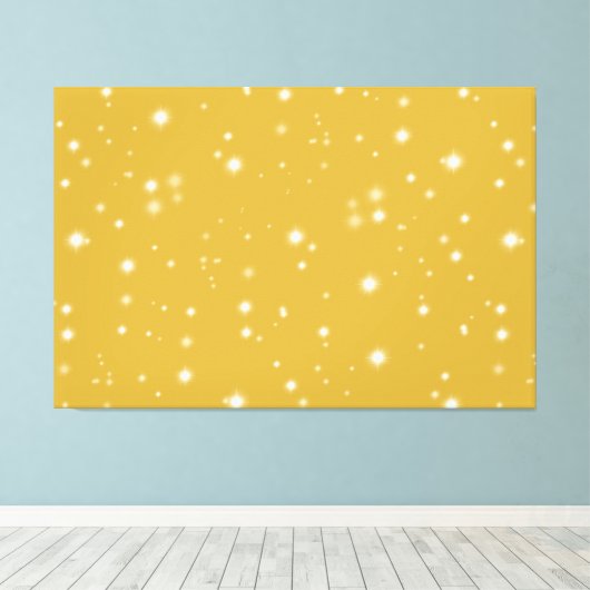 Boho Gold Starlight Canvas Afdruk (Insitu (Houten vloer))