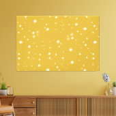 Boho Gold Starlight Canvas Afdruk (Insitu (Woonkamer))