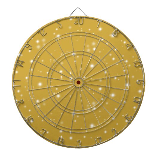 Boho Gold Starlight Dartbord (Voorkant)