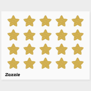 Boho Gold Starlight Ster Sticker