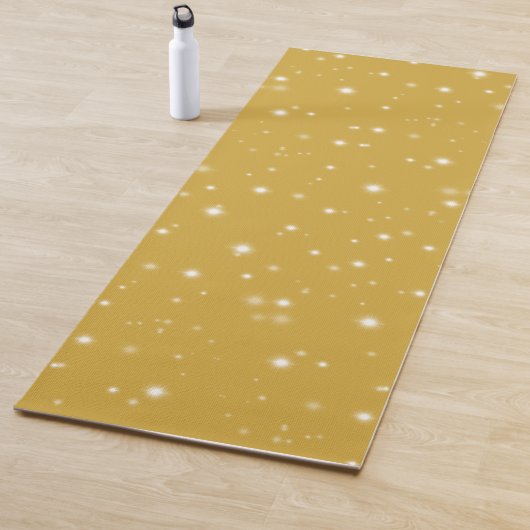Boho Gold Starlight Yogamat (In situ)