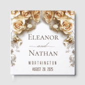 Boho Golden Rose Printemps mariage moderne (Recto)