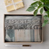 Boho Gothic Gargoyle Floral Crown Butterfly Tissuepapier (Geschenk)