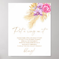 Boho gras - lente zet een ring aan de game