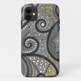 Boho Gray Artwork iPhone 11 Hoesje