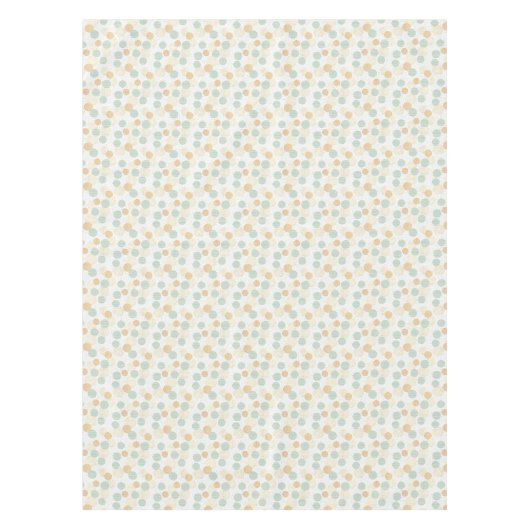 Boho Green en Gold Kerstmis Tafelkleed (Voorkant)