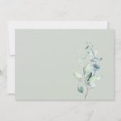 Boho Green Eucalyptus Couples Shower Invitation (Dos)