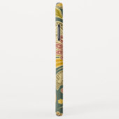 Boho Green, Gold, Red Paisley Case-Mate iPhone Case (Achterkant/rechts)