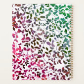 Boho Greenery Apple Enseignant Planificateur (Dos)