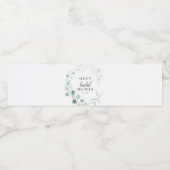 Boho Greenery Eucalyptus Vrijgezellenfeest Waterfles Etiket (Enkel label)
