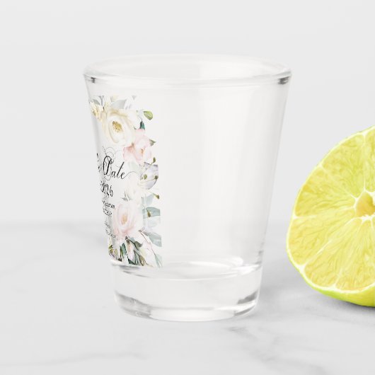 Boho Greenery Floral Lijst bruiloft Shot Glas (Rechts)