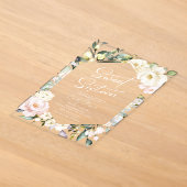 Boho Greenery Floral Lijst Sweet 16 Acryl Uitnodigingen (Laagn)