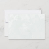 Boho Greenery Rehearsal Dinner  Wedding Invitation Kaart (Achterkant)