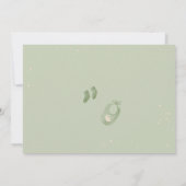 Boho grillige babykleding aankondiging (Achterkant)