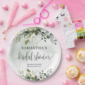 Boho groen en gouden Vrijgezellenfeest borden Papieren Bordje (Feest)