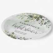 Boho groen en gouden Vrijgezellenfeest borden Papieren Bordje (Gekanteld)