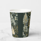 Boho  Groen Goud Witte Vogel Boom Papier Beker (Links)