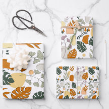 Boho groen monstera verlaat natuur op maat