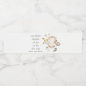 Boho Groene Babykleding Genderneutraal Baby shower Waterfles Etiket (Enkel label)