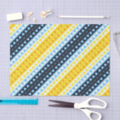 Boho Groovy Geometrisch Abstract AroAce Pride Flag Tissuepapier (Craft)