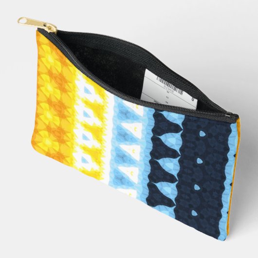 Boho Groovy Geometrische Abstracte AroAce Pride Vl Etui (Open)