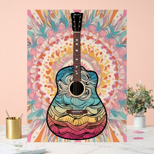 Boho guitar (Mariage)