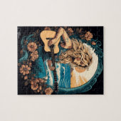 Boho Guitar Legpuzzel (Horizontaal)