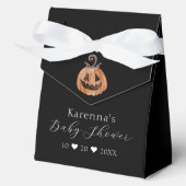 Boho Halloween Baby shower Bedankdoosjes (Voorkant)