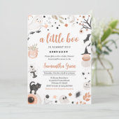 Boho Halloween Baby shower Kaart (Staand voorkant)