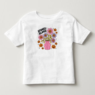Boho Halloween Bloem PNG Kinder Shirts