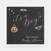 Boho Halloween Het is een Boy Baby shower Servet (Voorkant)