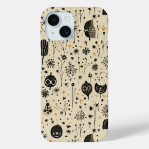 Boho Halloween Naadloos Patroon