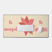Boho Happy Flower Desk Mat (Clavier et souris)