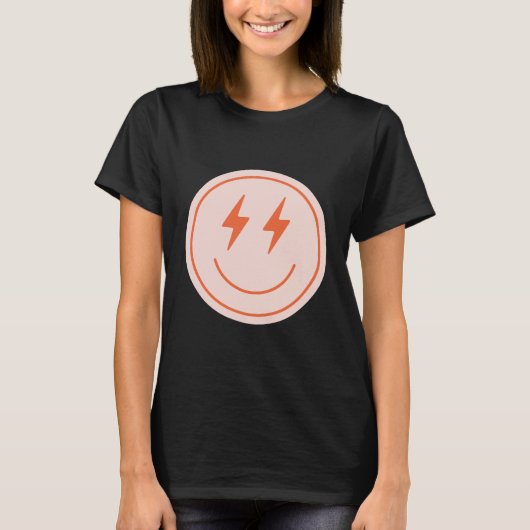 Boho Happy Lightening Bolt Shirt (Voorkant)