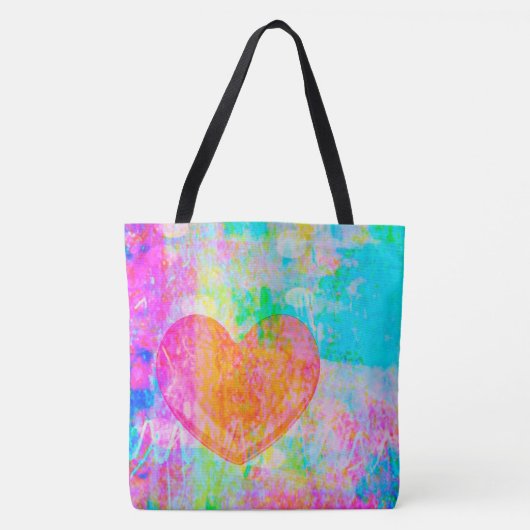 Boho Hart Tote Bag (Voorkant)