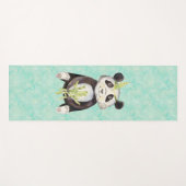 Boho Headband Panda Yogamat (Voorkant (horizontaal))