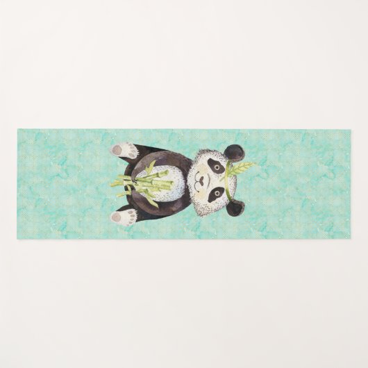 Boho Headband Panda Yogamat (Voorkant (horizontaal))