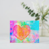 Boho Heart Briefkaart (Staand voorkant)