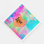 Boho Heart Love Servet (Hoek)