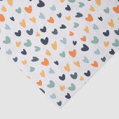 Boho Heart Pattern Weefpapier Tissuepapier (Detail)