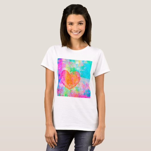 Boho Heart T-shirt (Voorkant volledig)