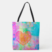 Boho Heart Tote Bag (Voorkant)