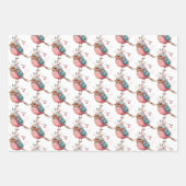 Boho Hearts & Bird Wrapping Paper Set van 3 (Voorkant 3)