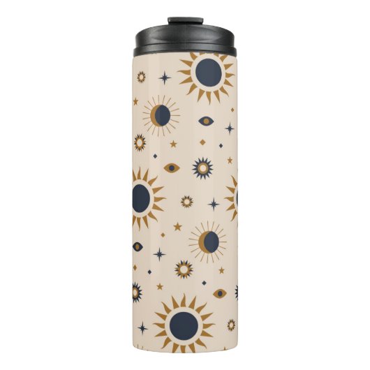 Boho Hemelastronomie Thermische Tumbler Thermosbeker (Voorkant)