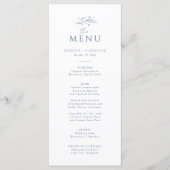 Boho Hemelbruiloft Menu (Voorkant)